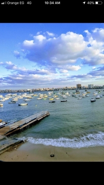 View from the Greek Club Alexandria Egypt