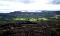 View from the mountain top - Ireland - 