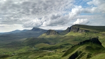 View from the Quiraing Isle of Skye when I visited this summer 