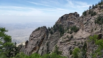 View from the Sandia Mountains in Albuquerque NM 