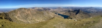 View from the top of Mount Snowdon Wales Taken yesterday 