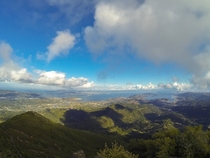 View from the top of Mt Tamalpais 
