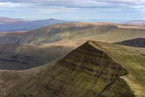 View from the top of Pen Y Fan Wales 