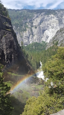 View from Vernon Falls in Yosemite National Park taken from my phone 