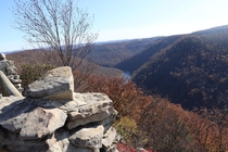 View of cheat lake from coopers rock WV photo credit to uterseruse x