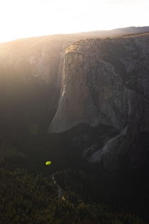 View of El Capitan from Taft Point 