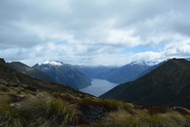 View of Lake Te Anau from the Kepler Track New Zealand 