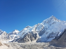 View of Mt Everest from Gorak Shep  m above sea level  OC