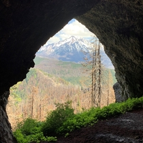 View of Mt Jefferson from Boca Cave on Triangulation Peak OR 