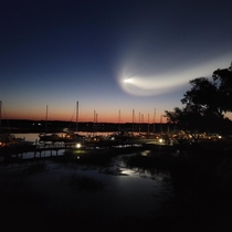 View of the SpaceX Crew  launch from SC
