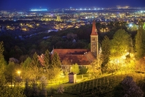 View on Zagreb Croatia from the Remete neighborhood