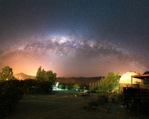 Viewing the Milky Way from a small village in Chile