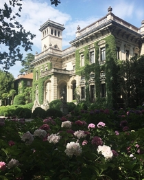 Villa Erba a th century villa with a Neoclassical facade built on the shores of Lake Como now used as a convention and exhibition space Lombardy Italy