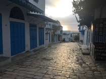 Village of Sidi Bou Said in Tunisia 