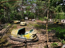 Visited chernobyl last week The overgrown amusementpark of Pripyat