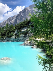 Warm July in Italy Lago di Sorapis Dolomites 