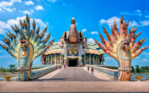Wat Ban Rai  Elephant Temple in Kut Phiman Thailand