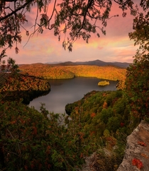 Watching the first light of day hit Vermont at peak Fall foliage is why I got into photography You can see why 