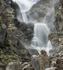 Waterfall in Spiti Valley - x 