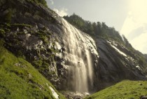 Waterfall in Stillup Valley Austria 