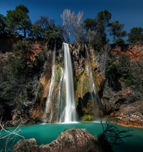 Waterfall of Sillans Provence France 