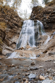 Waterfall Stegovniek in Slovenia 