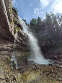Waterfalls Trentino Alto Adige Italy  