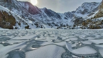 Waves Frozen in Time - Photographed by Dennis Wolf at Rocky Mountain National Park 