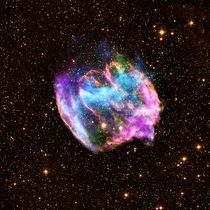 WB is a highly distorted supernova remnant produced by a rare type of explosion 