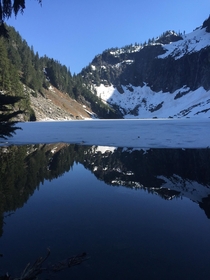 We hiked up to Lake Serene WA two months ago 