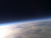 We took this picture from  feet above Texas with a Raspberry Pi The curve of the Earth and the blackness of space 