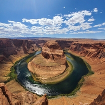 We were blown away by this view of the Horseshoe Bend Arizona 