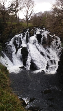 Welsh waterfall near Betws-y-Coed 