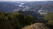 Went for an early morning hike today and got this view from top of Kings Mountain Oregon at am 