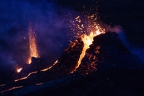 Went last night to see the eruption at Fagradalsfjall Absolutely amazing seeing it up close 