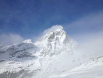 Went skiing in Cervinia Heres a picture of the Matterhorn 