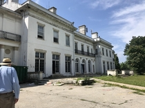Went to the Horace Trumbauer mansion thats being knocked down The grounds were designed by Olmstead