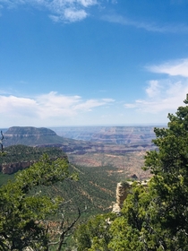 Went to the rainbow rim trail right beside the Grand Canyon 
