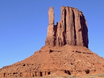 West Mitten Butte viewed from the Wildcat Trail Monument Valley Navajo Tribal Park Arizona 