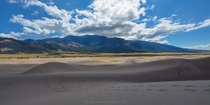 Where Great Sand Dunes National Park ends and the mountains begin 