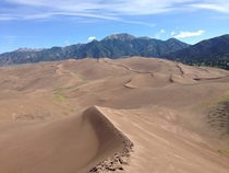 Where man himself is a visitor who does not remain - Great Sand Dunes National Park CO 