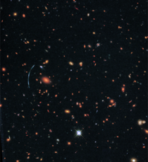 Wide Field Image of Galaxy Cluster SDSS J 