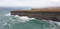 Wild cliffs of the wild Atlantic way Co Mayo Ireland  OC