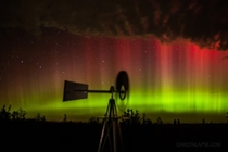 Wind and spaceweather are transformed in this haunting night skyscape The prairie windmill and colourful auroral display were captured on October  from central South Dakota USA as a good season for aurora hunters came with longer autumn nights 