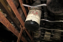 Wine bottle in an abandoned Doctors mansion in Germany  Album in the comments
