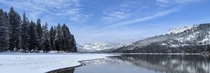 Winter in California  Donner Lake CA 