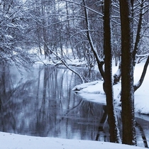 Winter in Minsk Belarus 