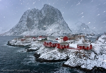 Winter in Reine Norway  Photographed by Paul Bruins