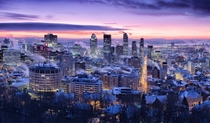 Winter night in Montreal 