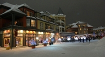 Winter night in Tirol Austria 